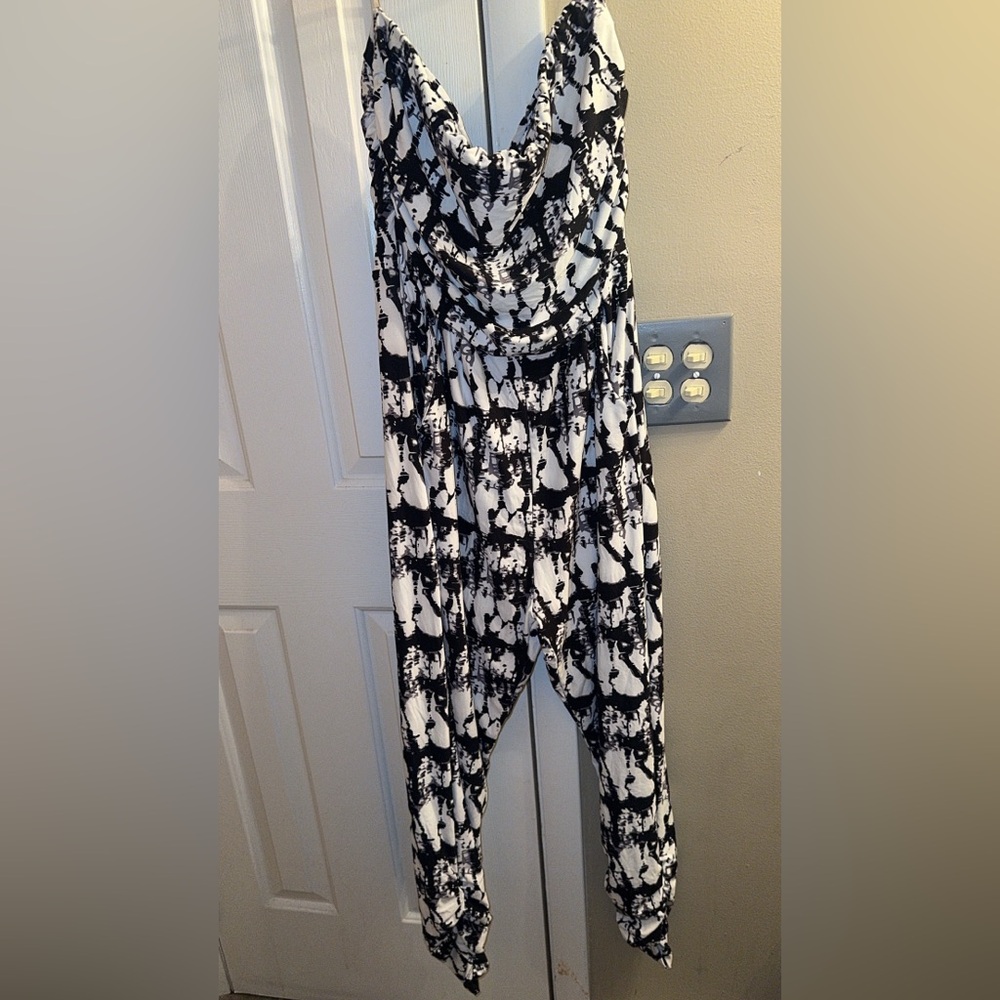 Strapless jumpsuit